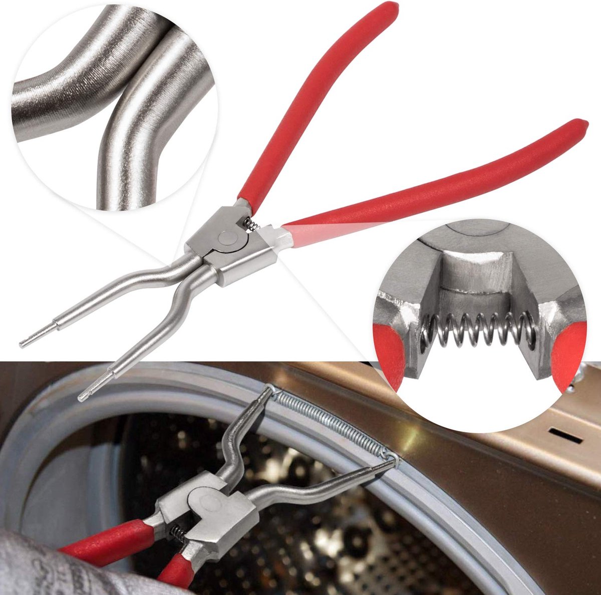 383EER4004A 383EER4001A Wasmachine Binnen/Buitenveer Expansiegereedschap Wasmachine Deur Manchetafdichting Klemring Verwijderingsgereedschap Voor LG, Samsung, Kenmore, Whirlpool, 4986ER0004F/B/G, Max