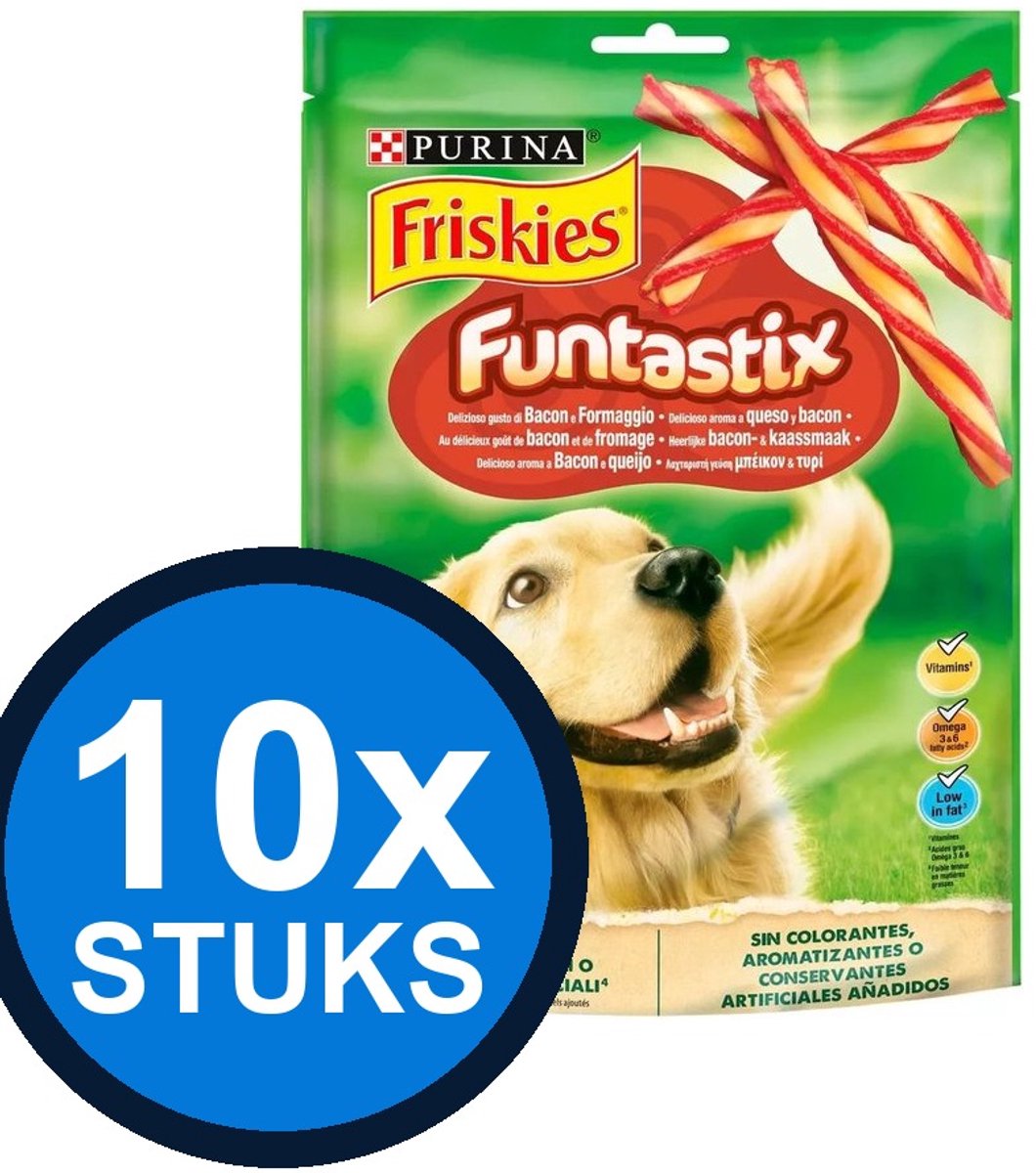 10x Bonzo - Funtastix - Hondenvoer Snacks - 175 g