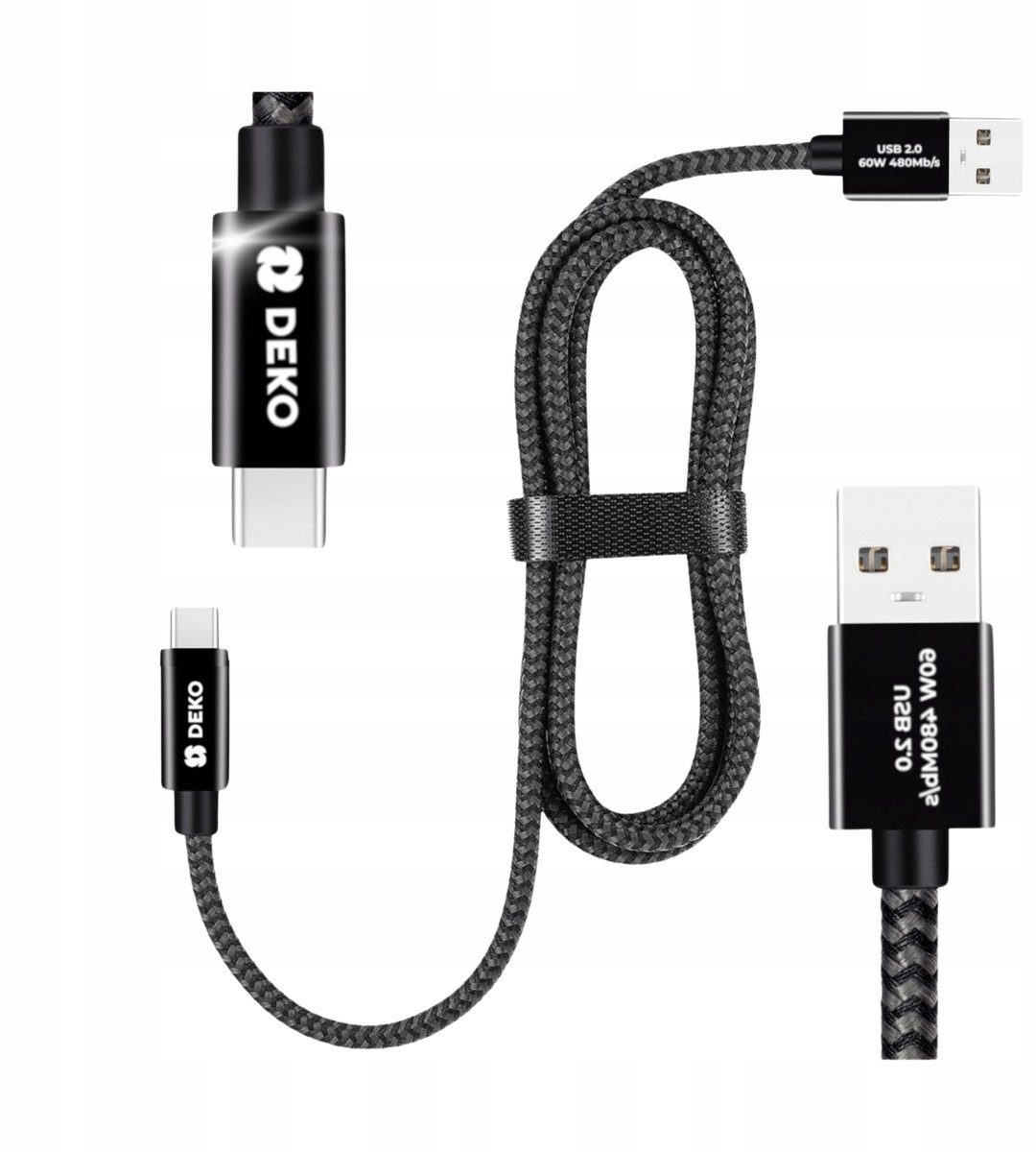 USB-C Kabel 50cm - Snel Laden & Data Overdracht - 60W
