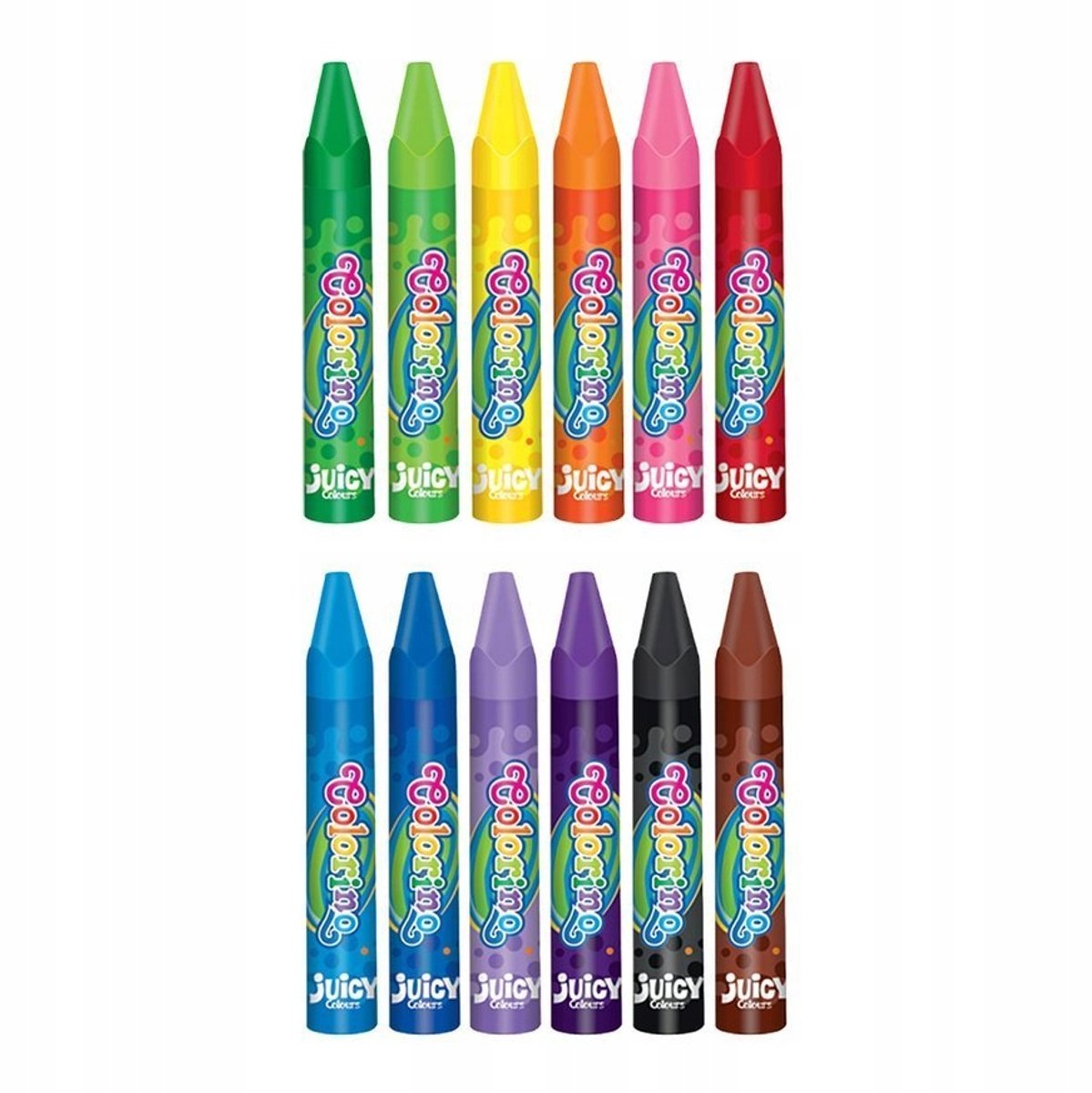 Colorino Kids Oliepastels 12 Kleuren - Levendige Kleuren & Zachte Textuur