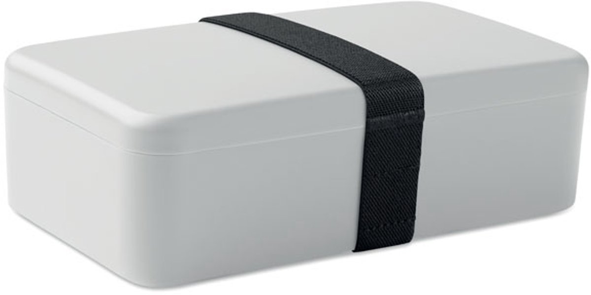 2 pack PP lunchbox met RPET elastieksluiting. Inhoud: 750ml Kleur Grijs