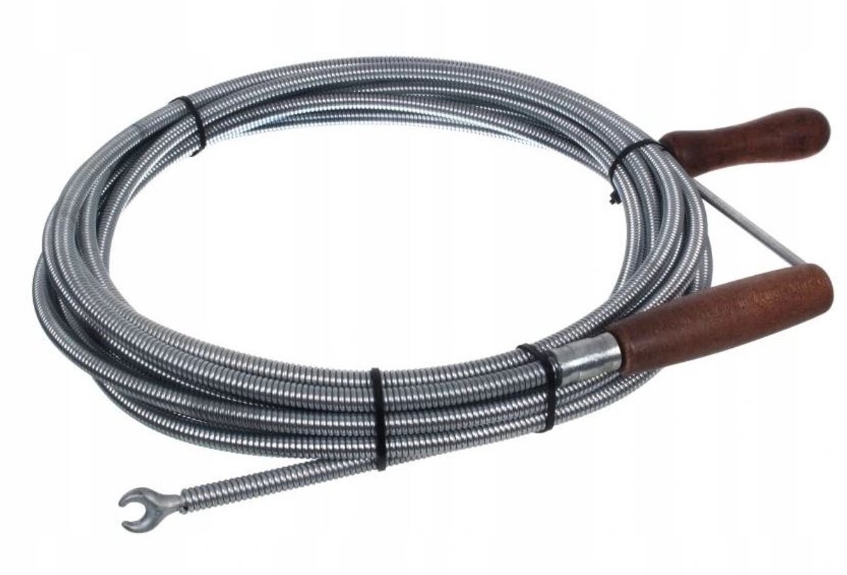 Riolengat Ontstopper Spiraal 9mm x 8m - Verstopte Afvoer Verhelpen