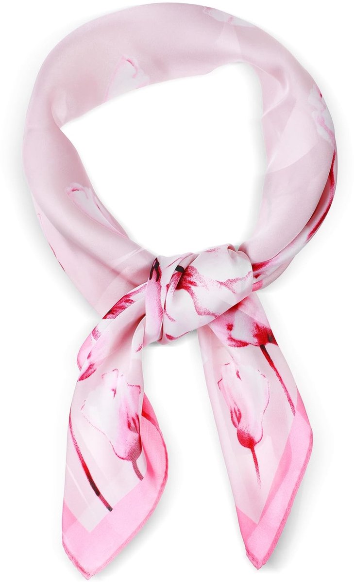 SolidKeus - Zijden Neckerchief voor Vrouwen - 70 x 70 cm Sjaal