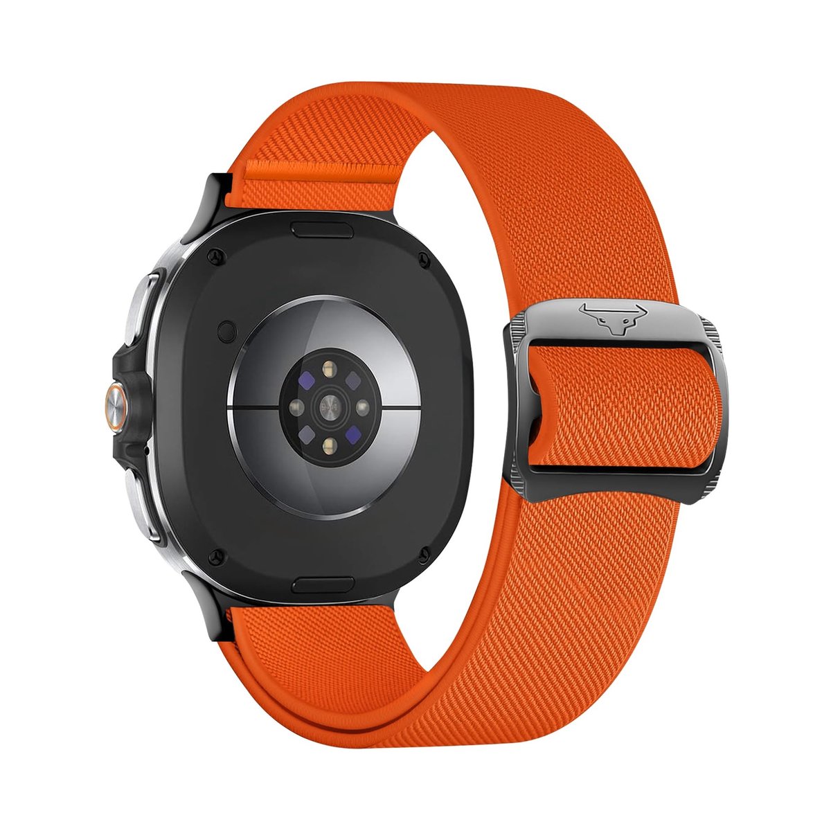 SolidKeus - Elastische Nylon Horlogeband voor Galaxy Watch 8 en Classic