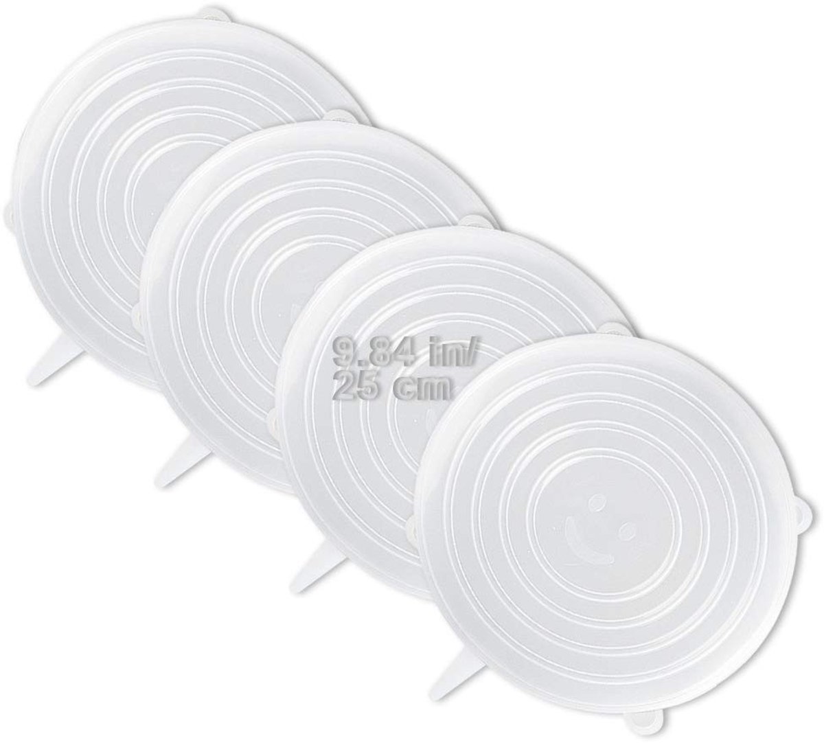 SolidKeus - Set van 4 Herbruikbare Siliconen Deksel Covers