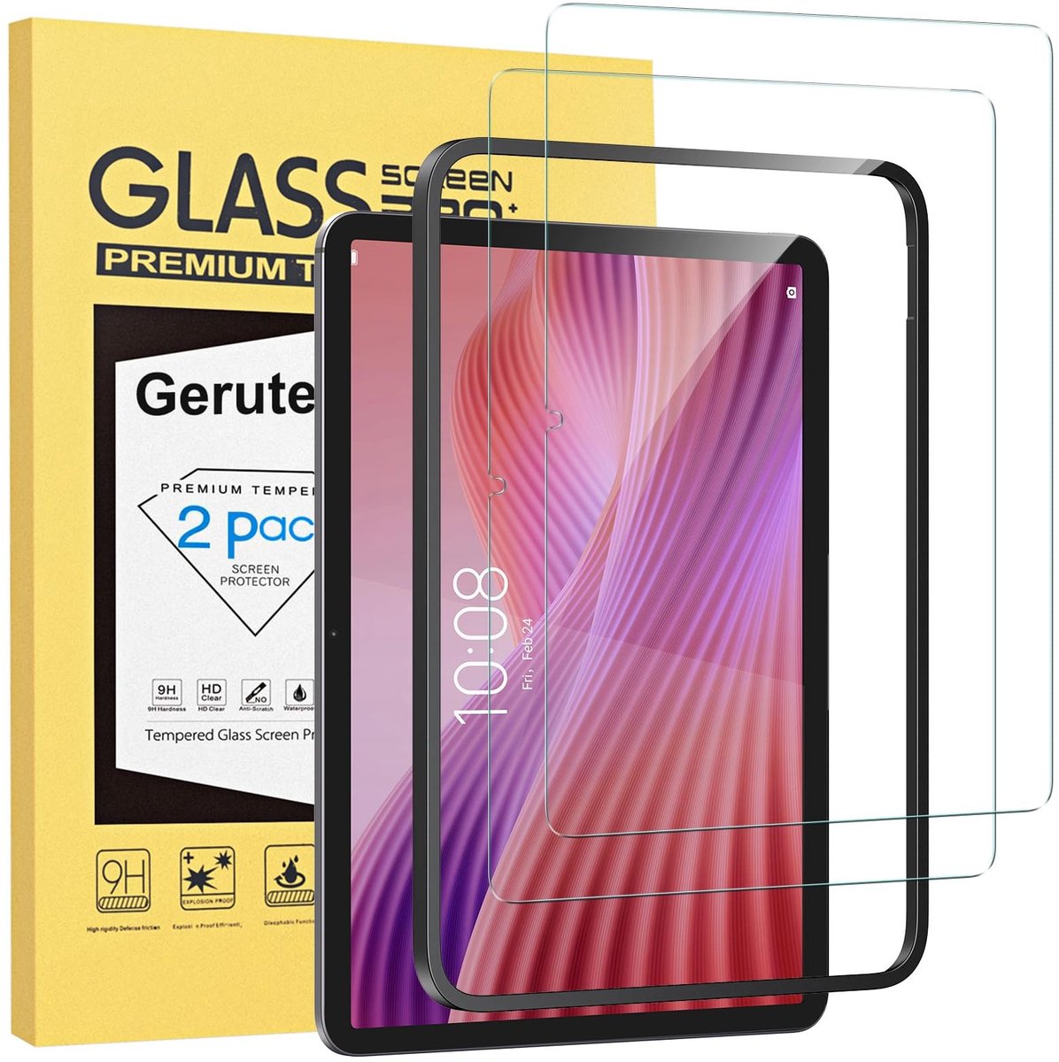 SolidKeus - 2-Pack Screen Protector voor Lenovo Tab 10.1 inch 2025