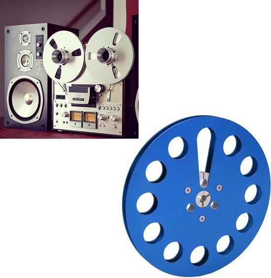 Lege 1/4 7 Inch Tape Reel voor Open Reel Audio-opnames, Universele 11 Holes Geluidsband, Ideaal voor Tape Recorders en Geluidsopnames — afbeelding 3