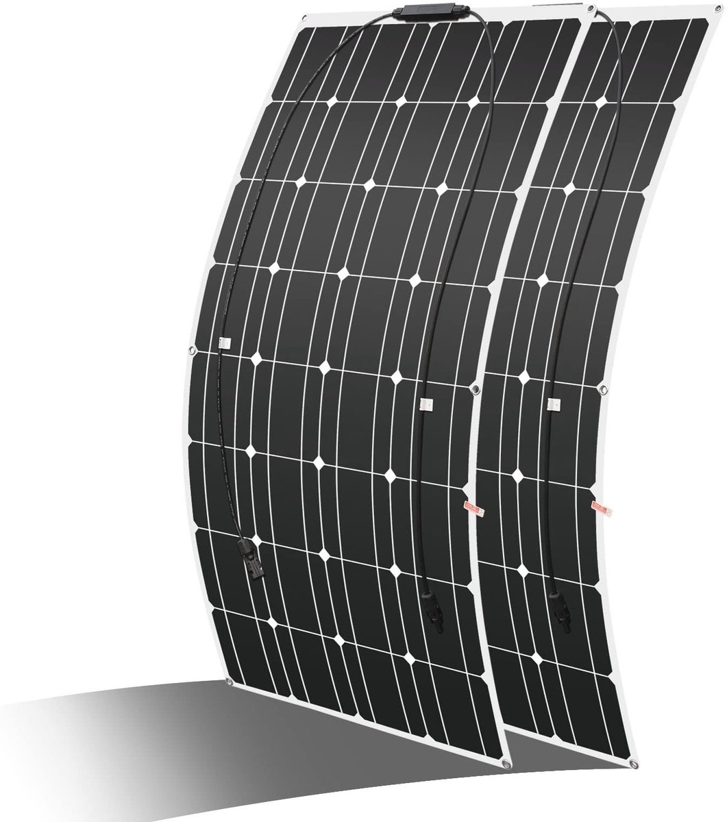 SolidKeus - 200W Flexibel Zonnepaneel voor 12V Batterijen
