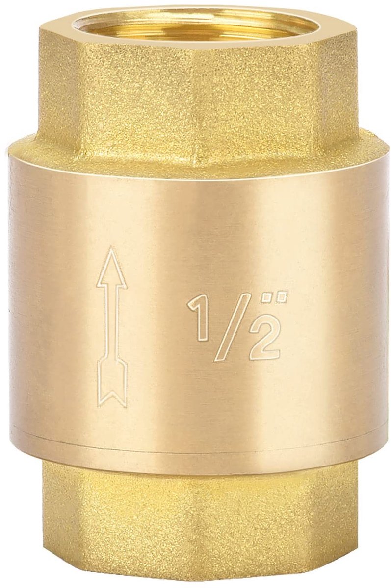SolidKeus - Universele Terugslagklep 1/2 Inch van Messing
