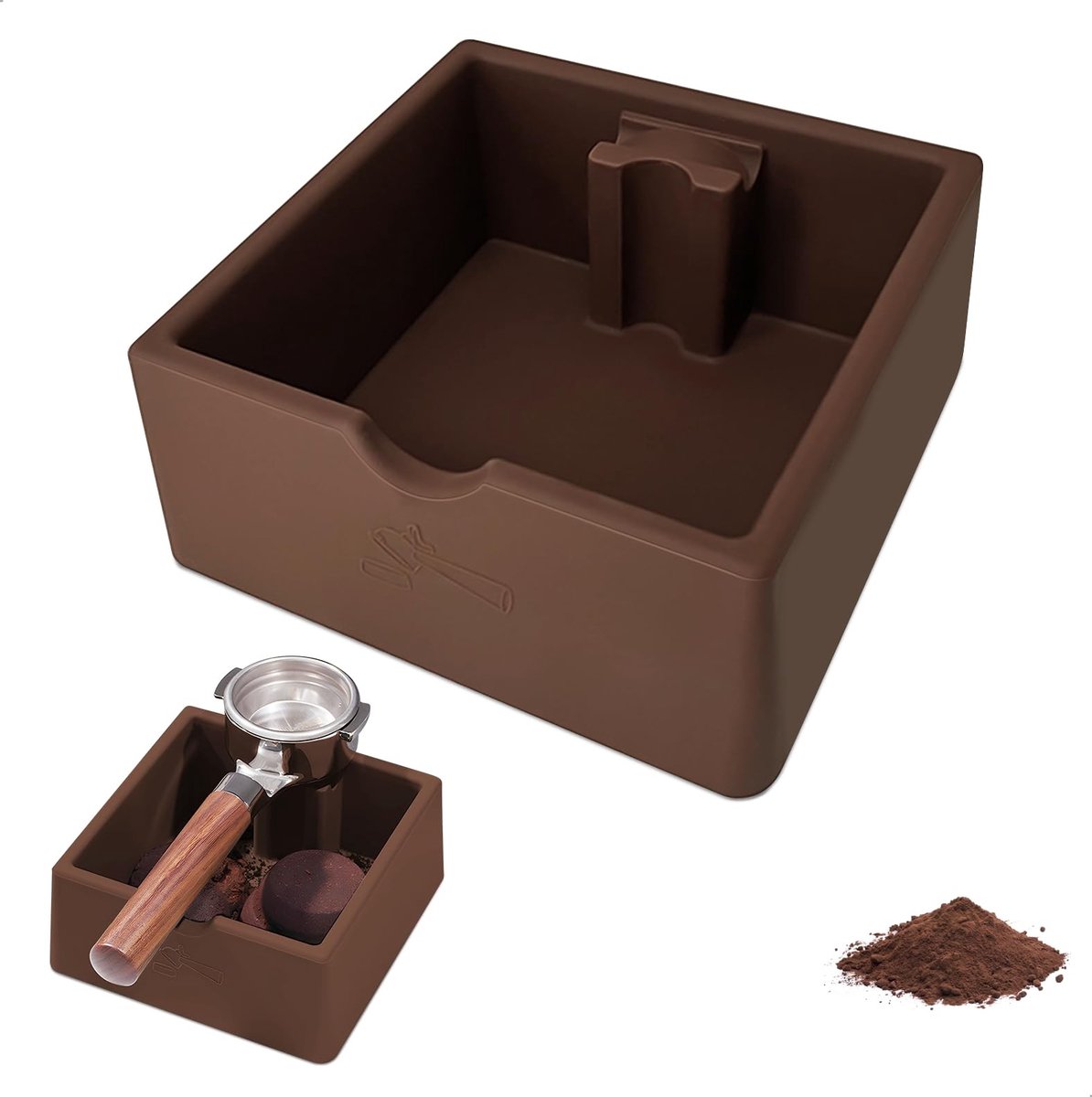 SolidKeus - Koffiedikhouder voor espresso machine met elegant design