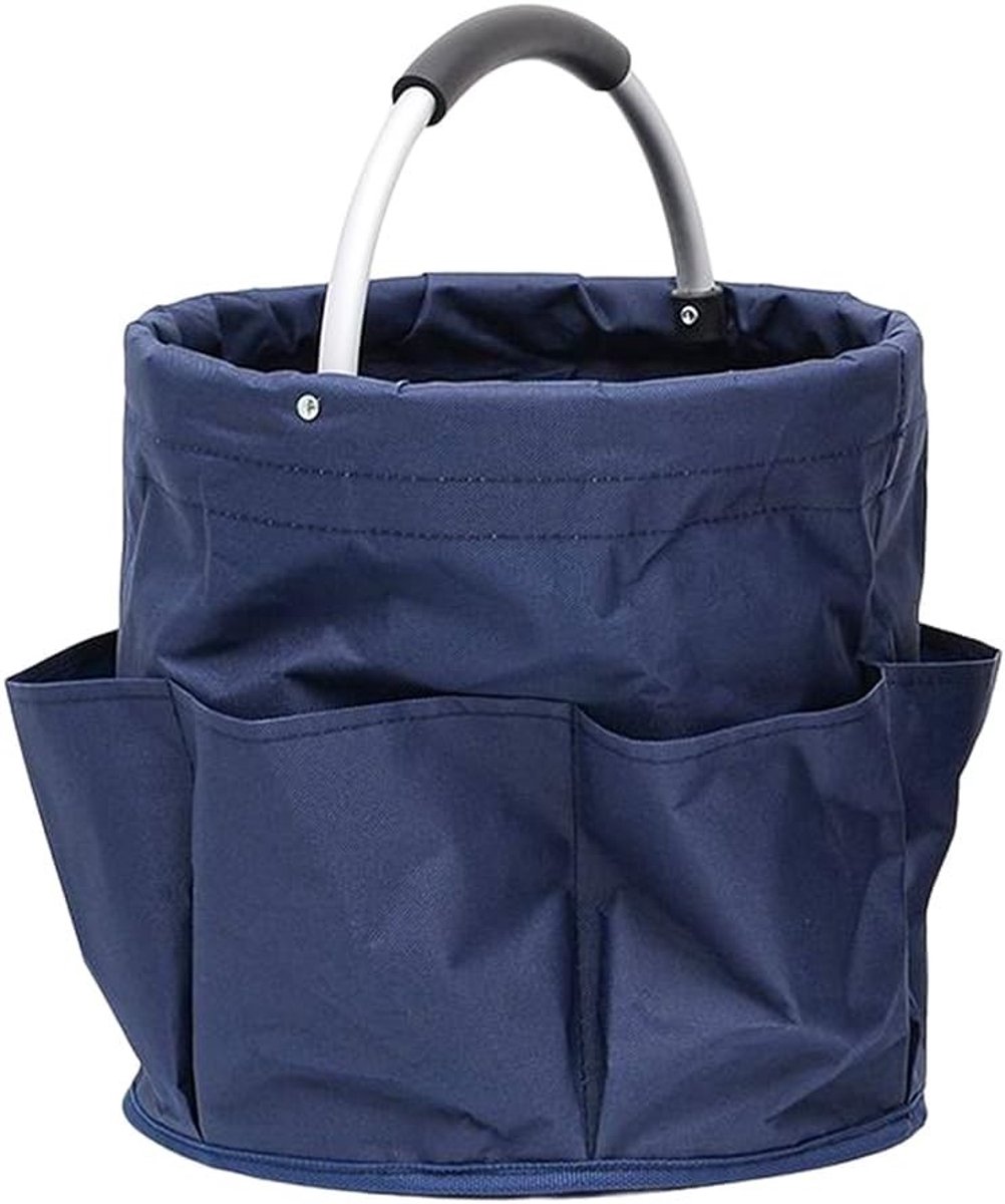 Grote Opvouwbare Opbergmand voor Toiletten en Tuinaccessoires met 6 Buitenste Vakken voor Efficiënte Sortering