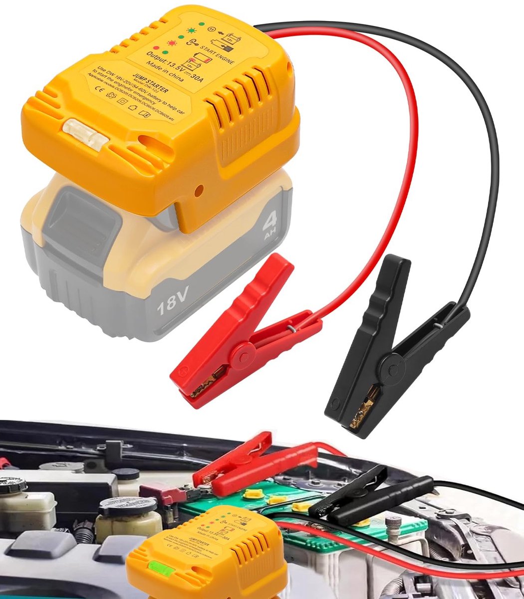 SolidKeus - Auto Starter voor 18V Batterijen
