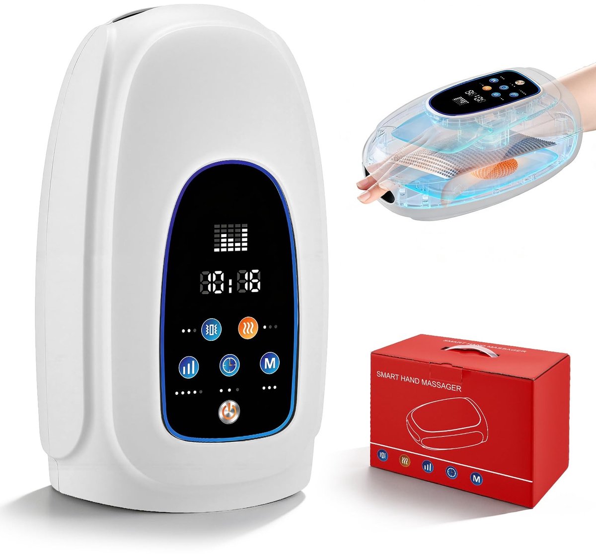 SolidKeus - Handmassager met Compressie en Warmte