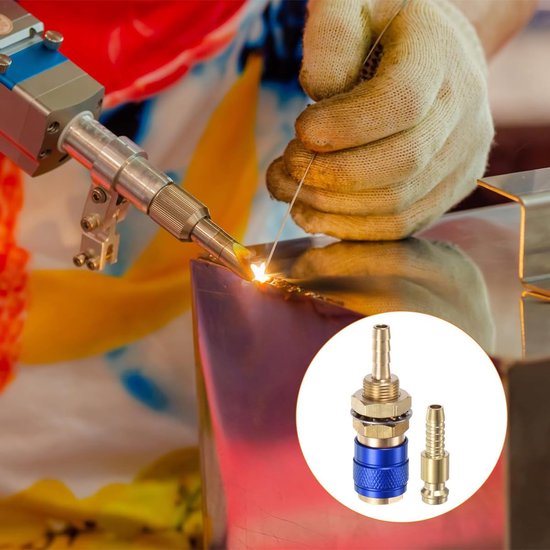 SolidKeus - 6mm Snelle Gas- en Waterkoppeling voor Lasapparatuur — afbeelding 4
