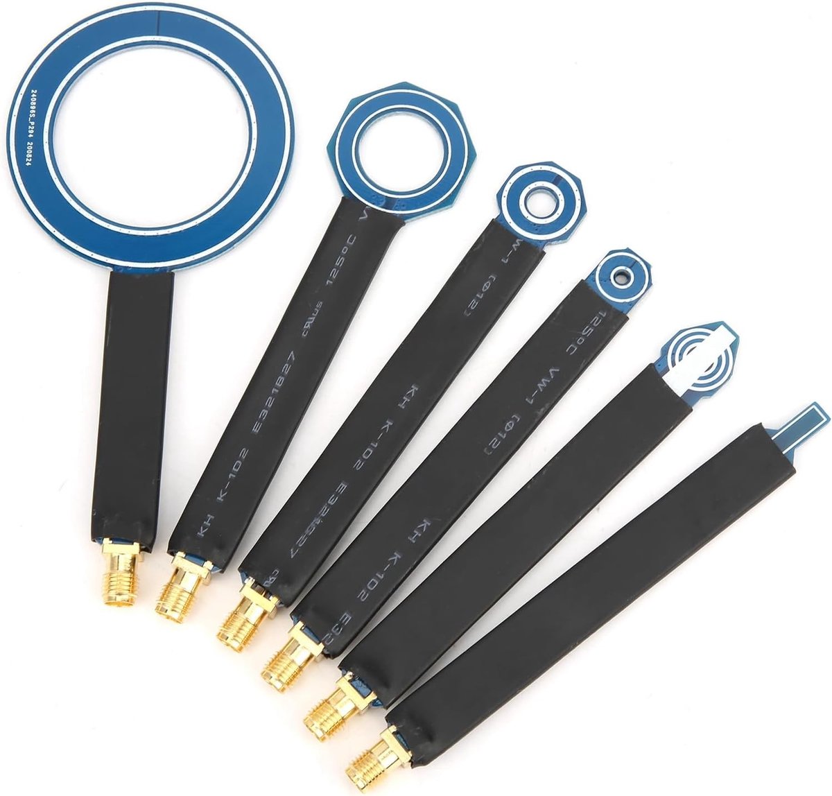 6-delige Magnetische Nabijheidsprobe Set voor H-veld Metingen, EMI Test Antennes en PCB Straling