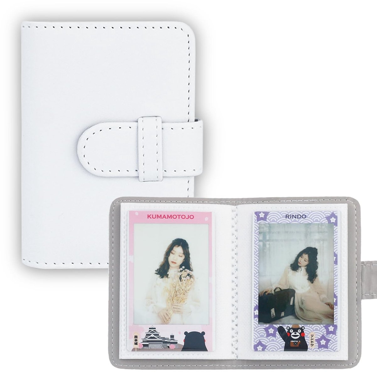 SolidKeus - Mini Fotoalbum voor 2x3 Inch Foto's met 28 Compartimenten