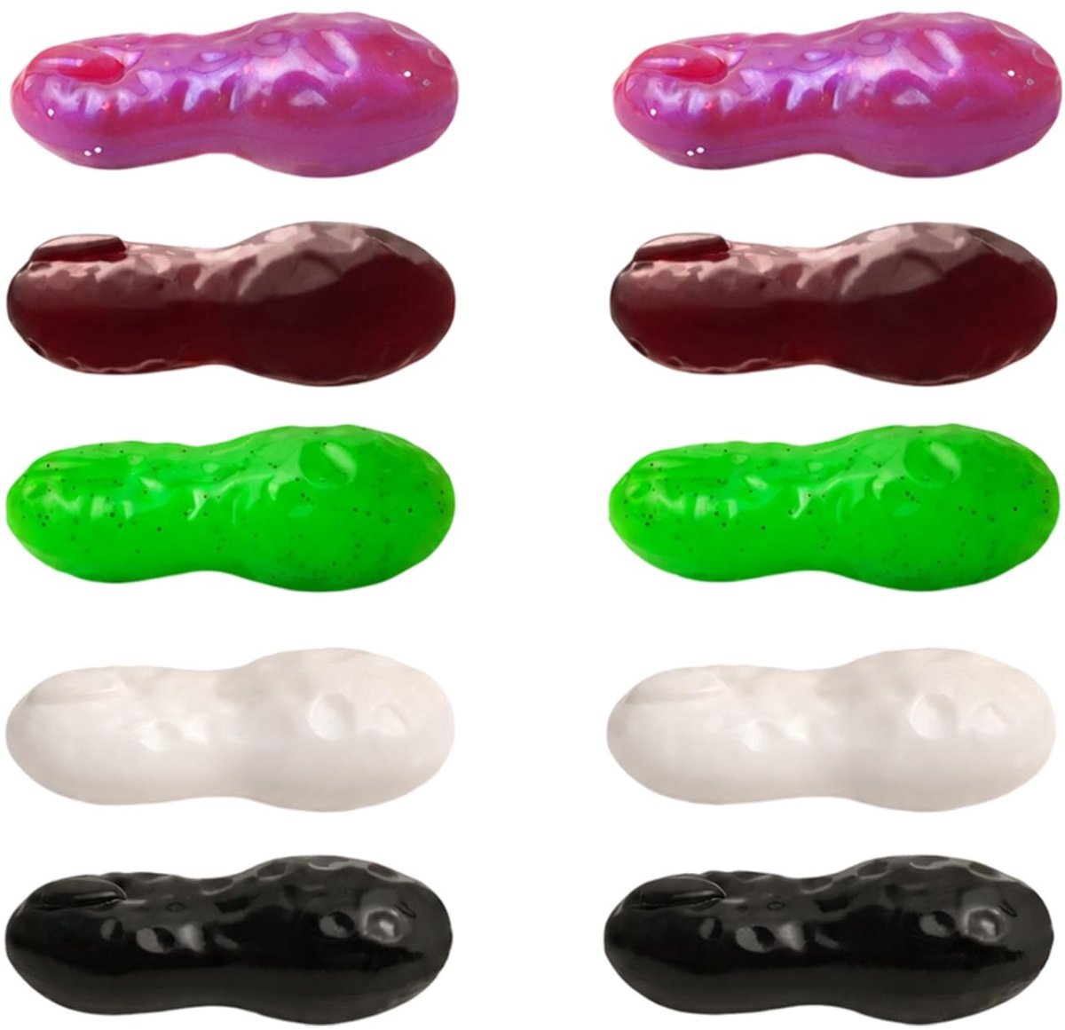 SolidKeus - Peanutvormige Carp Boilies Set van 10