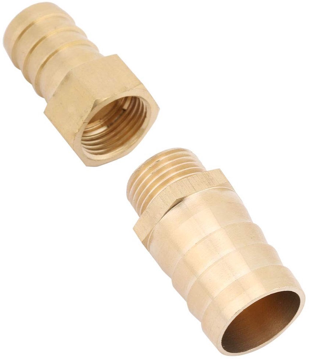 Verstelbare Messing Barb Reducer Fitting voor Slangen en Pijpen - Verbinder en Adapter (19-25mm) voor Efficiënte Verbindingen