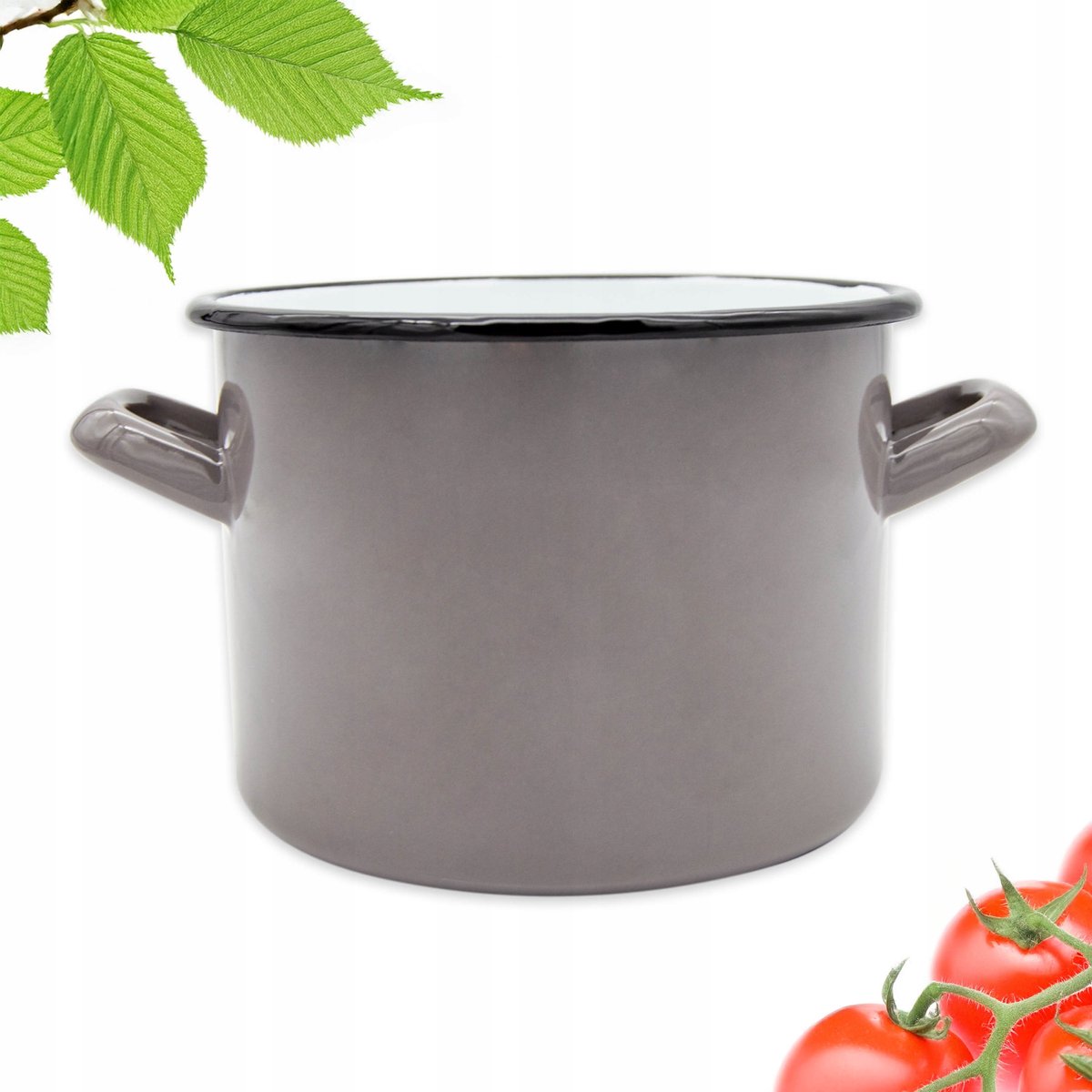 Emmeren Kookpan Staal Grijs 12cm 1.2L - Traditioneel & Veilig