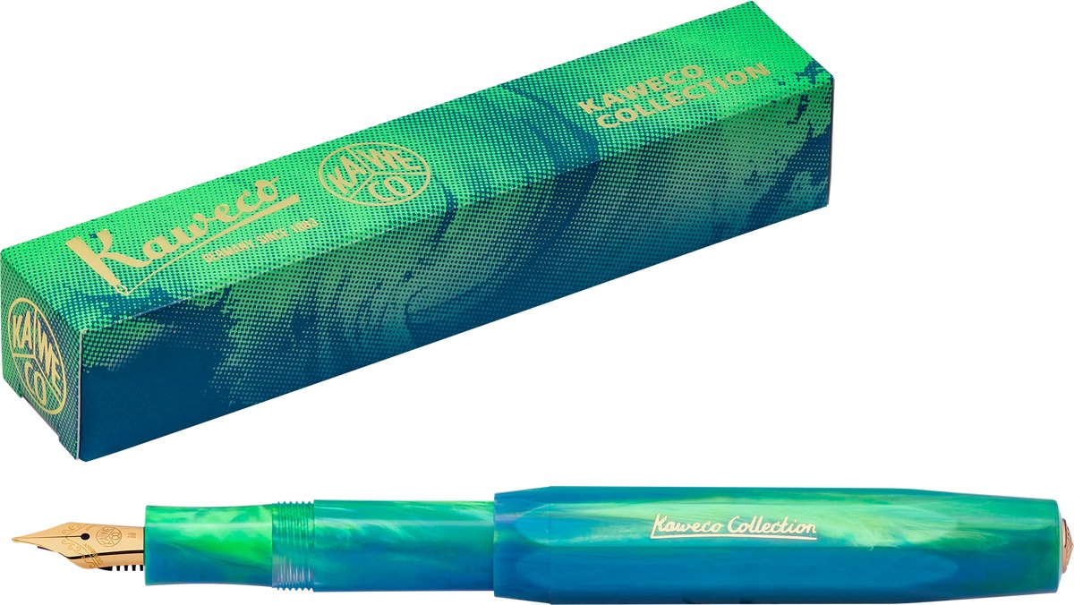 Kaweco COLLECTION - Vulpen - Fountain Pen Marble Ocean - (MEDIUM) M