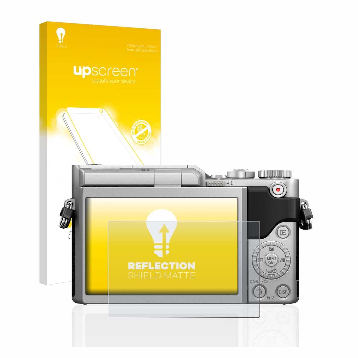upscreen - Screenprotector voor Panasonic Lumix DC-GX880 - Folie Beschermfolie anti glare matte