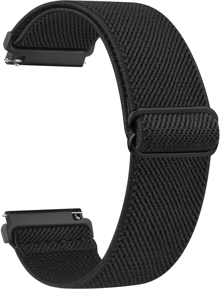 Omgoods - Elastische Nylon Vervangband voor Garmin Horloges, 20 mm