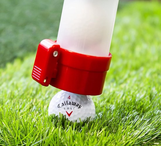 Golfballen Tube - Ballen Verzamelaar - Golfen op de baan - Oprapen zonder bukken - Houdt 21 ballen - Wit — afbeelding 5