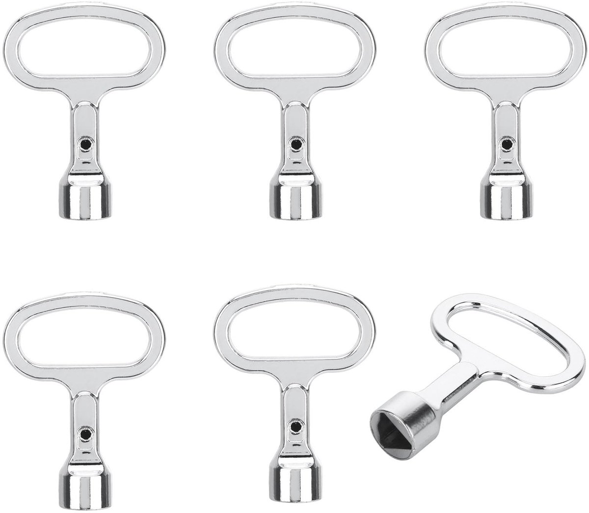 Omgoods - Set van 6 Driekantige Sleutels voor Technisch Gebruik