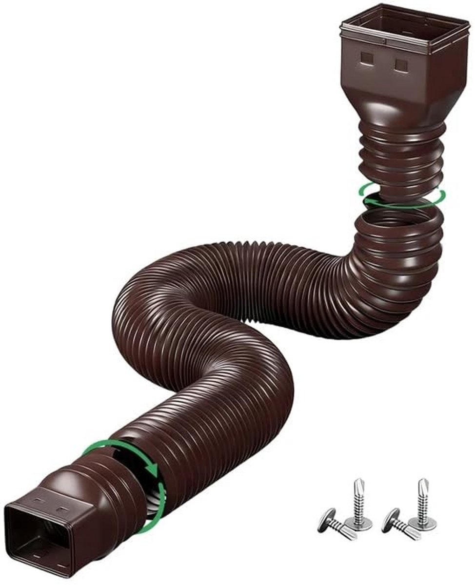 Omgoods - Flexibele Regenpijpverlenging voor 80/100 mm