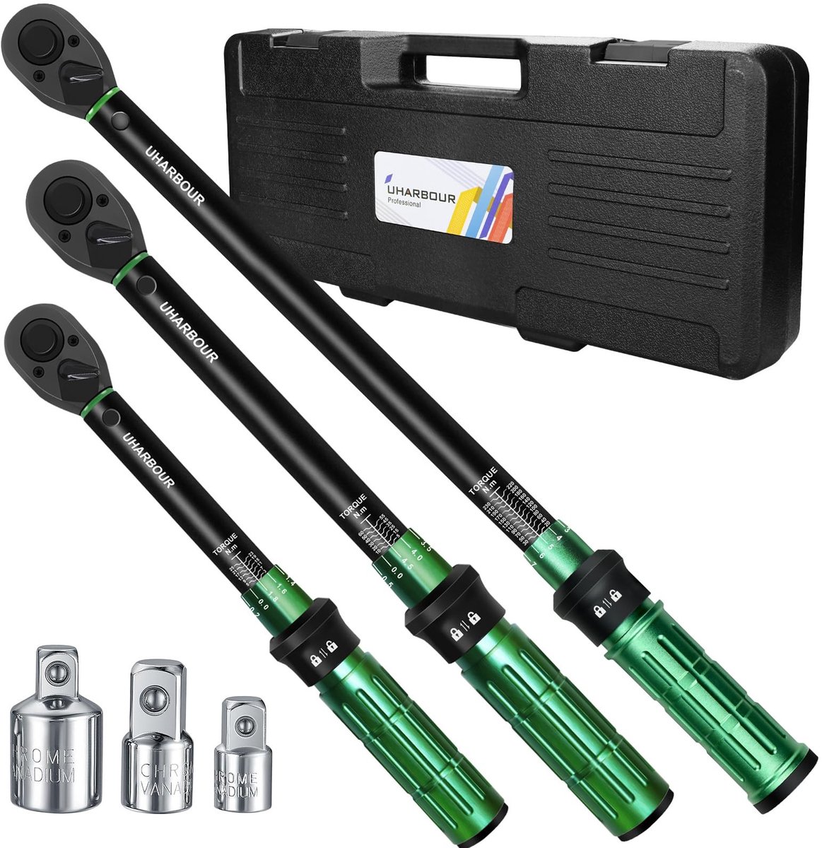 Omgoods - 6-Delige Momentsleutelset met Adapters