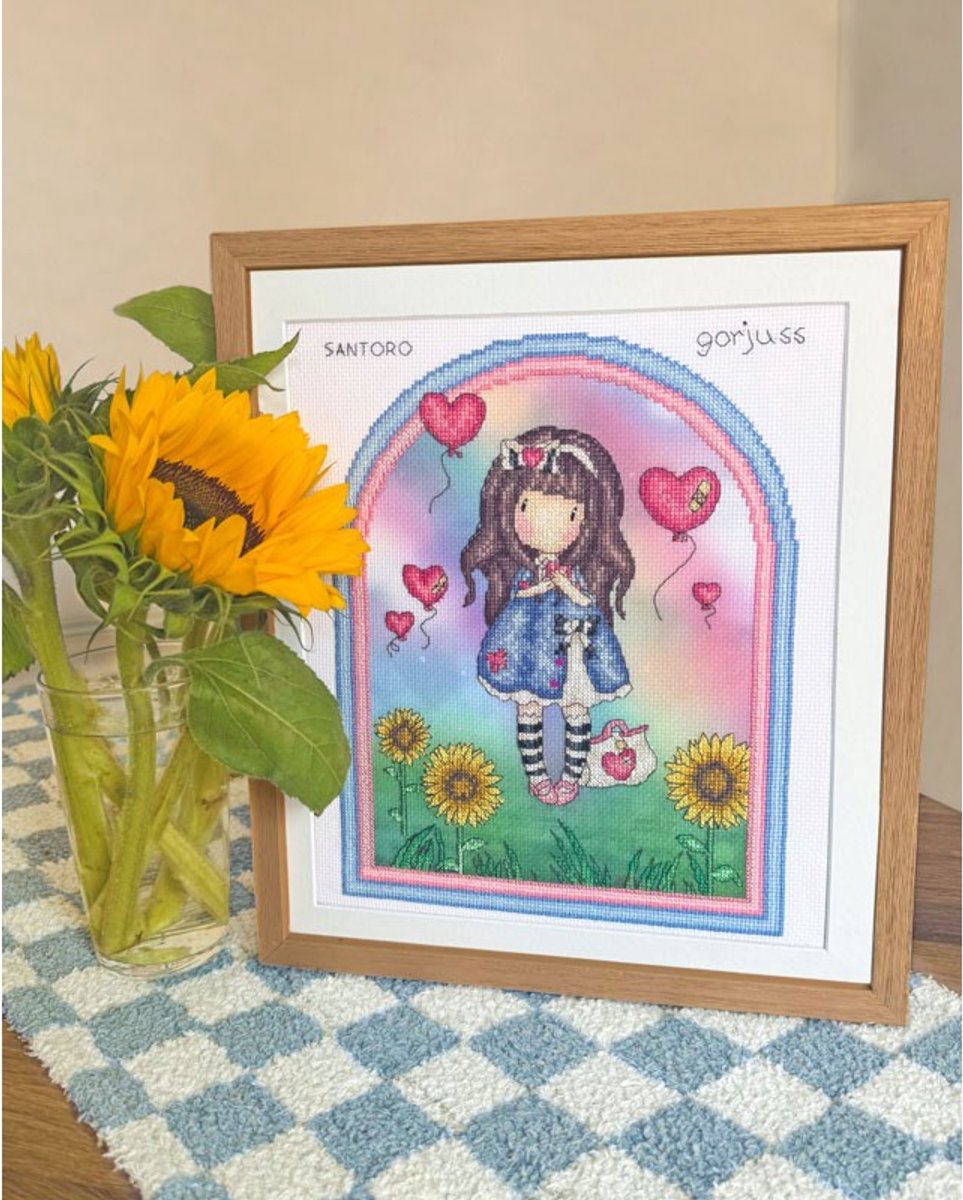Bothy Threads borduurpakket Gorjuss, wees lief voor jezelf XG56 telpatroon