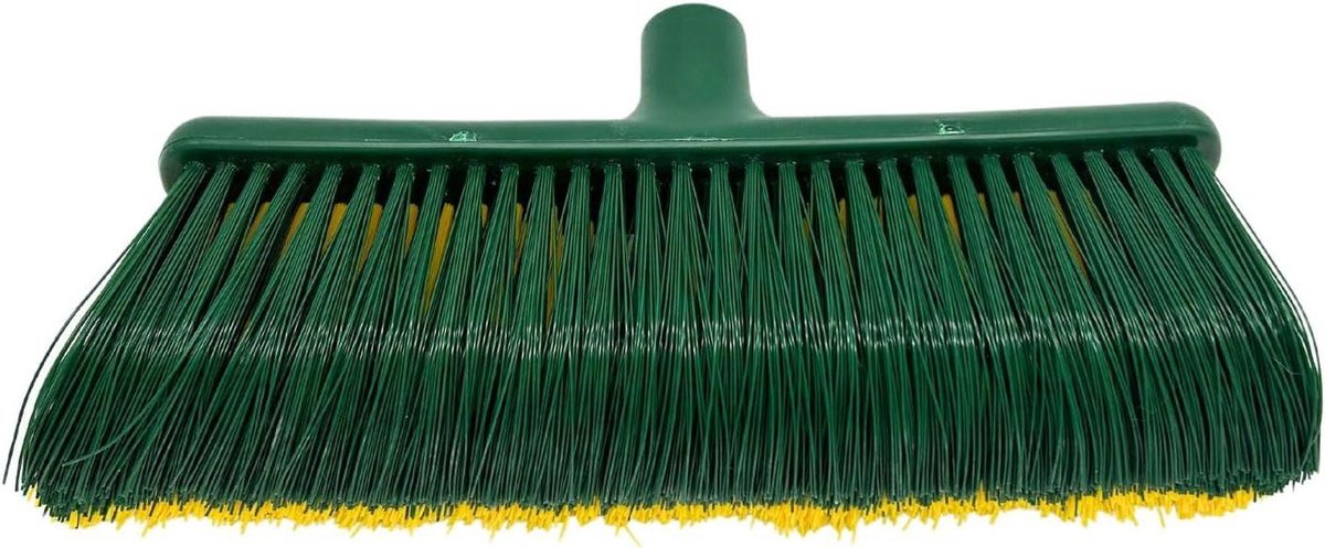 Kunstgrasbezem - Handborstel - Gazon Onderhoud - Zonder Steel - 30 cm - Groen