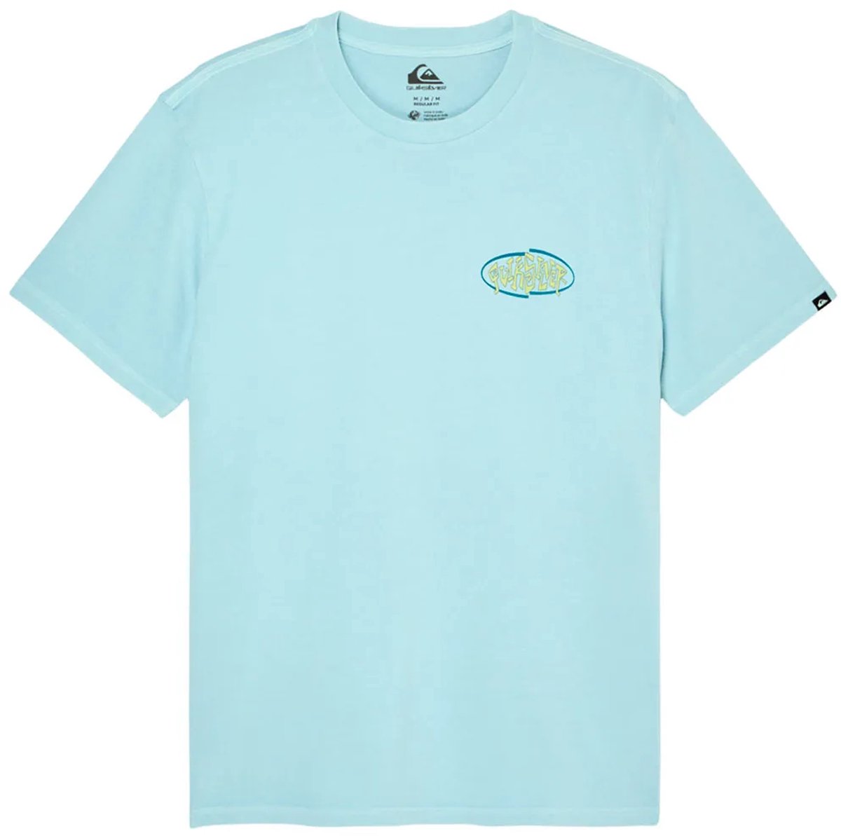 Quiksilver Eswell Squad T-shirt Met Korte Mouwen L Man Blauw