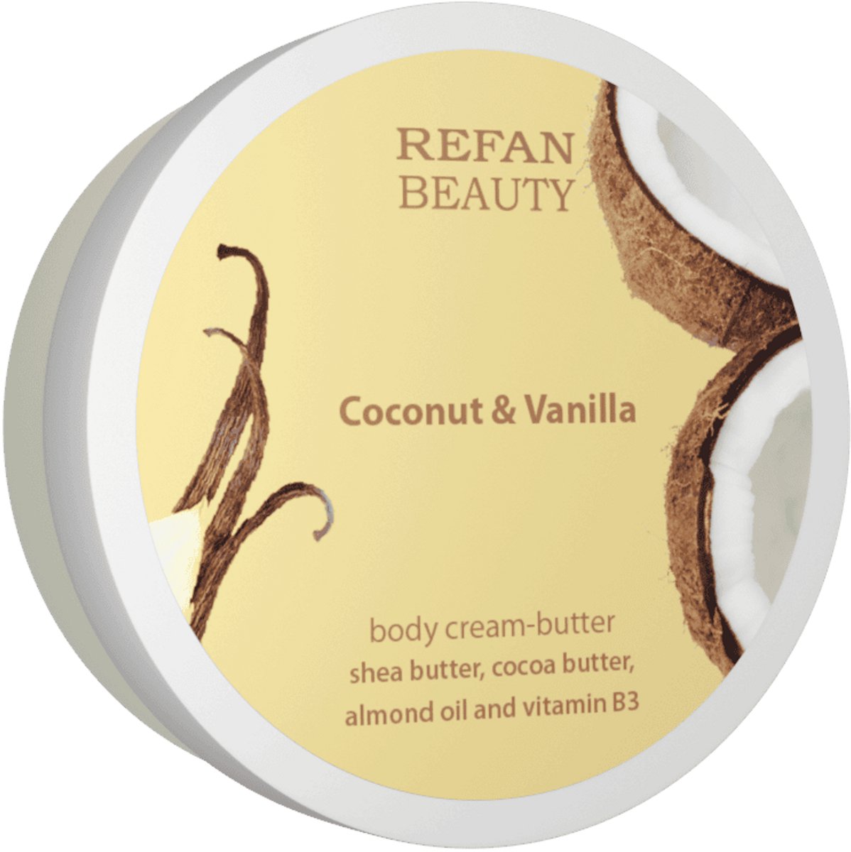 Zalige cacao en vanille lichaam boter - schea boter en amandel olie - gevoede huid 200ml