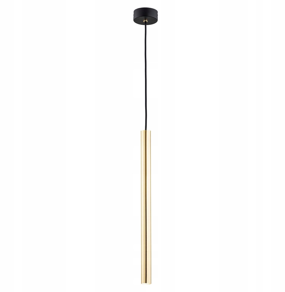 Moderne LED hanglamp goud/zwart, 5W, 3000K, verstelbaar