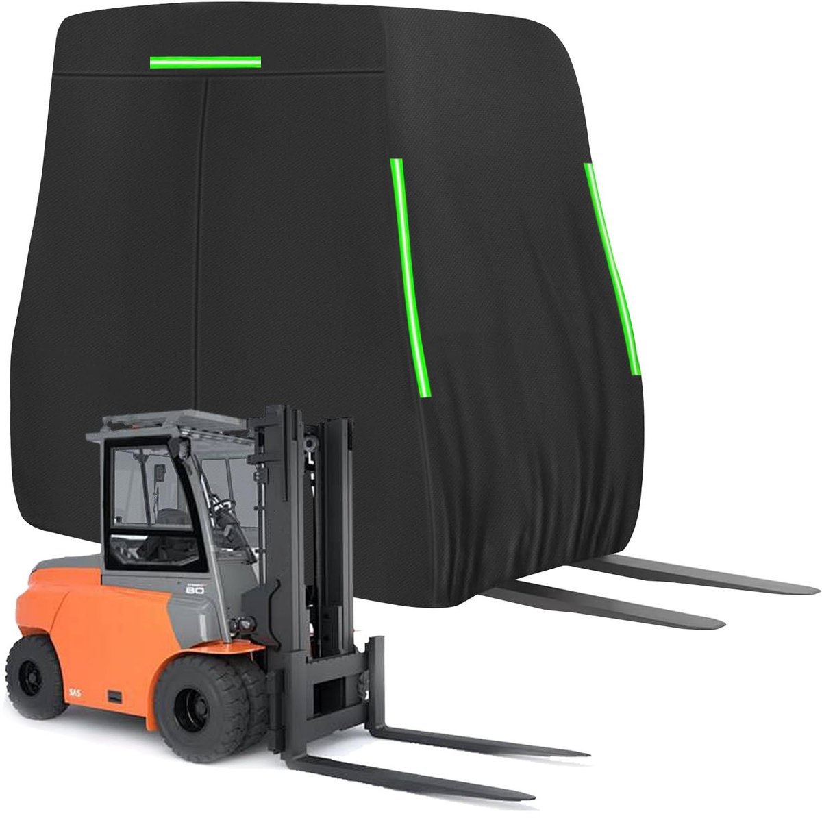 SolidKeus - Forklift Zeil van 420D voor Bescherming tegen Weerselementen