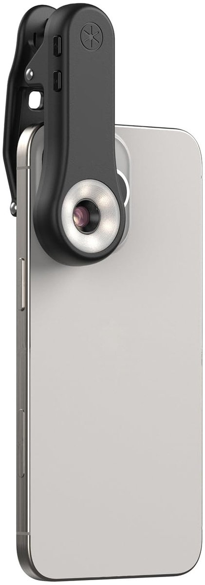 SolidKeus - Telefoonmicroscooplens 200X met LED-verlichting