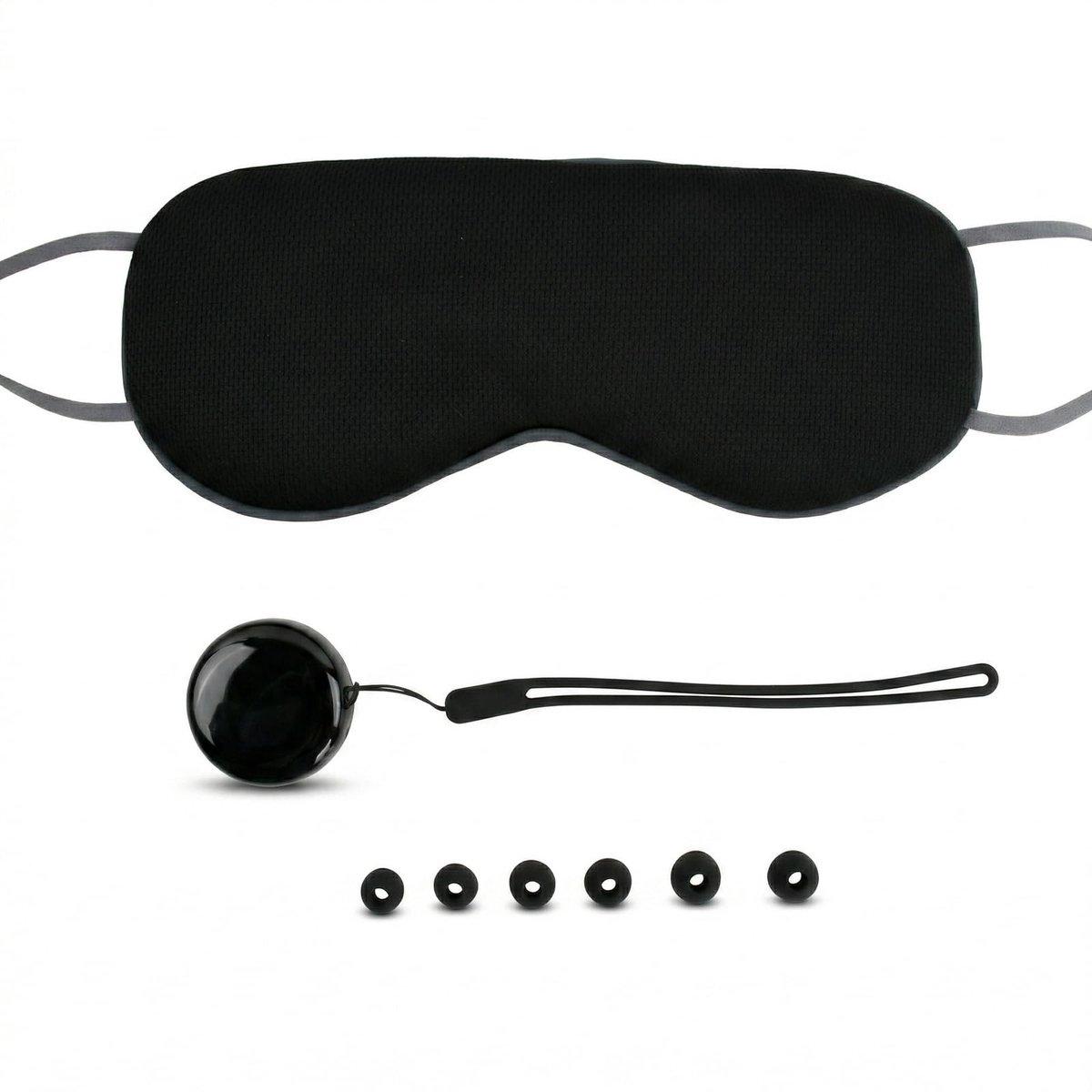 SolidKeus - Set van Slaapoordopjes en Oogmasker