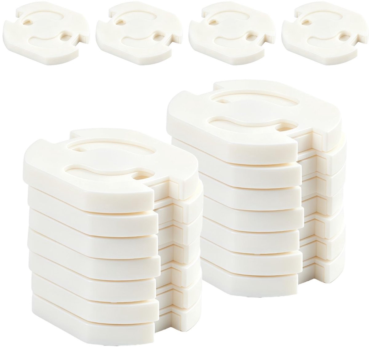 SolidKeus - Set van 18 Stopcontactdozen voor Babyveiligheid met 3M Plakband