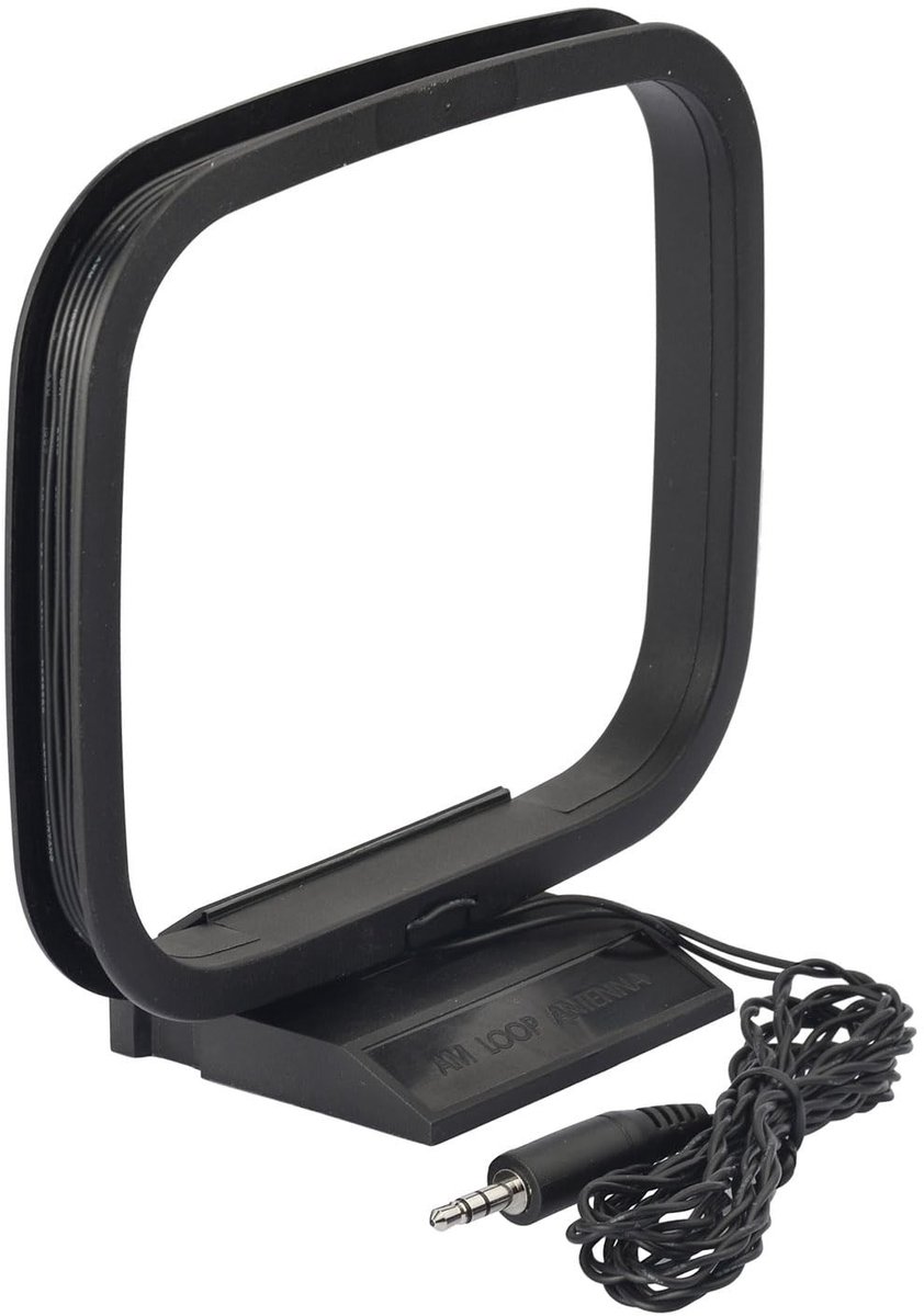 SolidKeus - MW Loopantenne met 3,5 mm Jack en 3 m Kabel