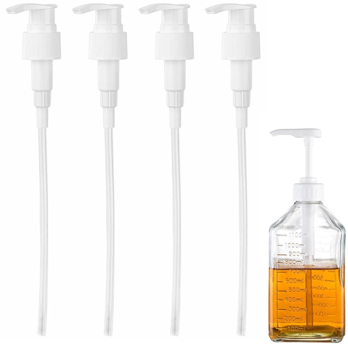 SolidKeus - Set van 4 Syrup Pompen voor Precisiedosering