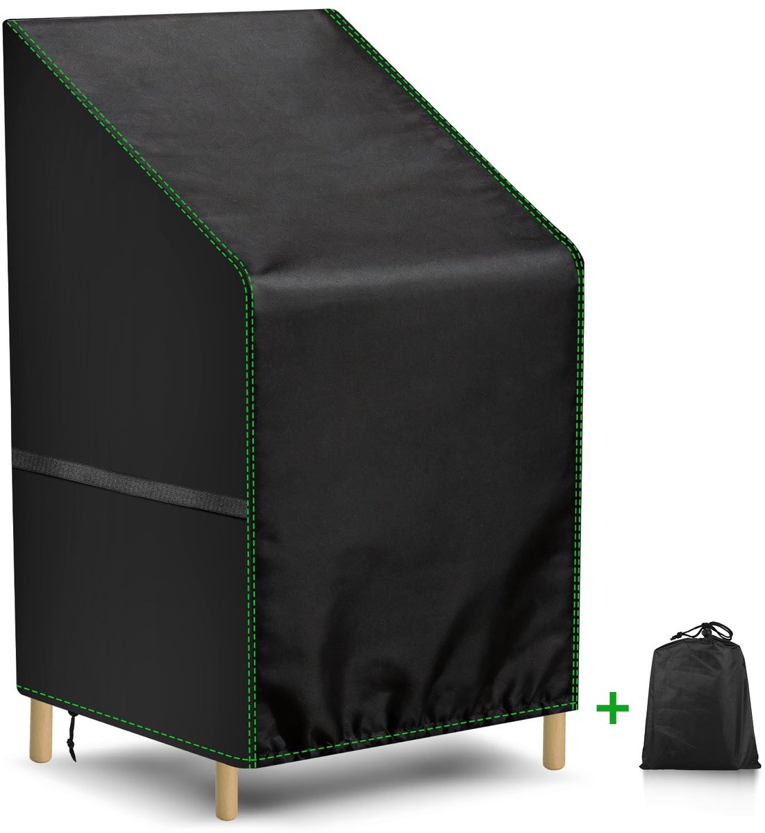 SolidKeus - Waterdichte Tuinstoelhoezen 210D Oxford voor Stapelbare Stoelen