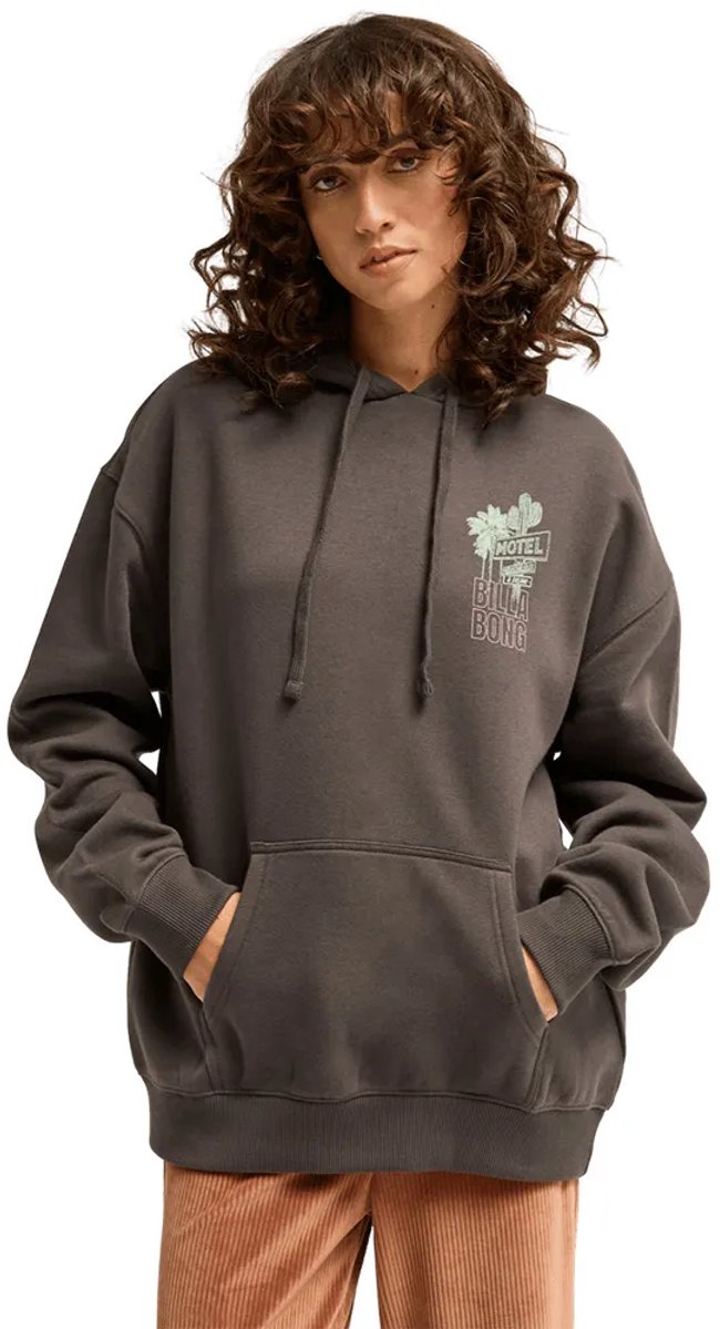 Billabong Midnight Sessio Hoodie Bruin M Vrouw