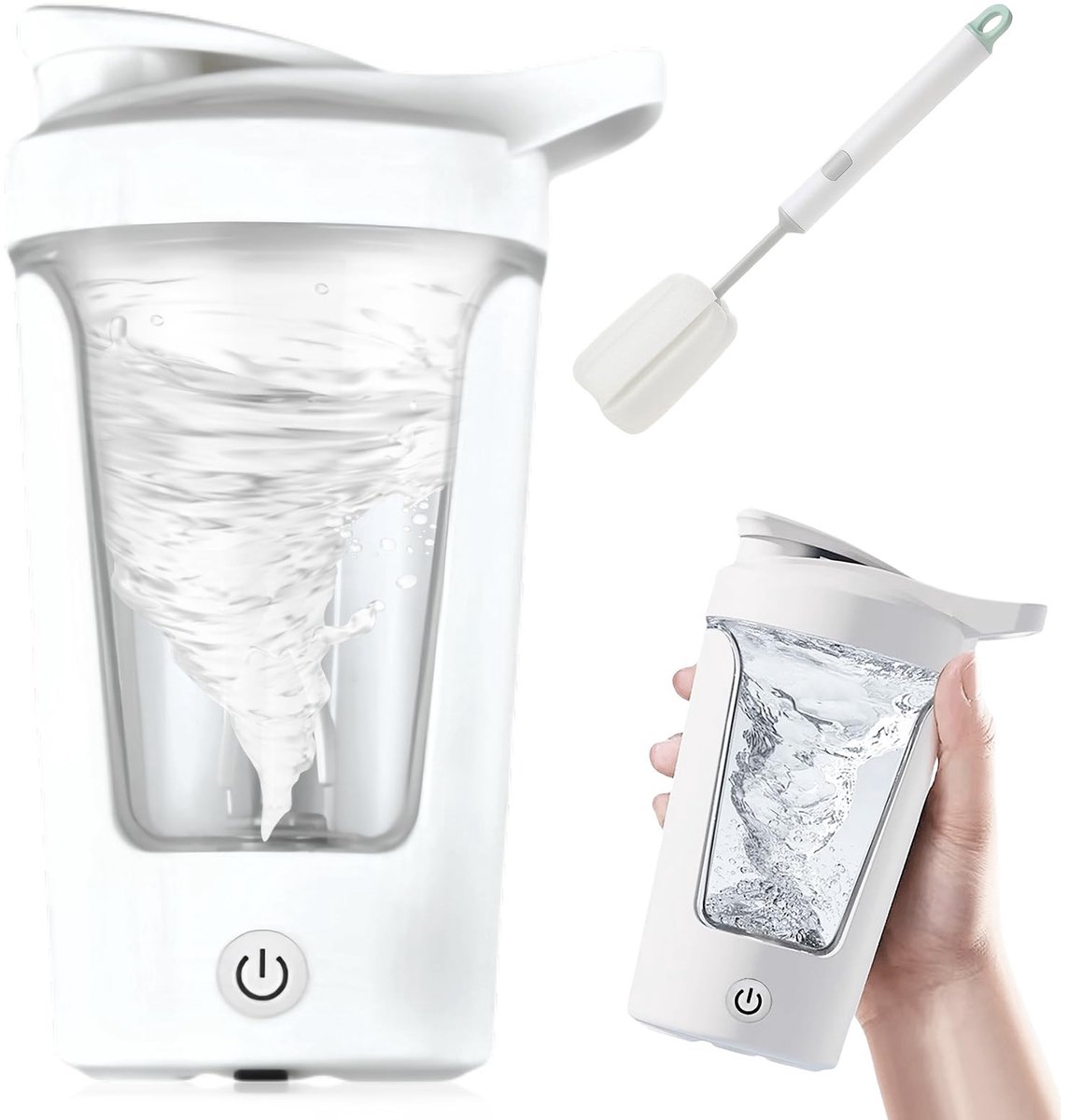 SolidKeus - Elektrische Shaker voor Eiwitshakes, Oplaadbaar via USB C