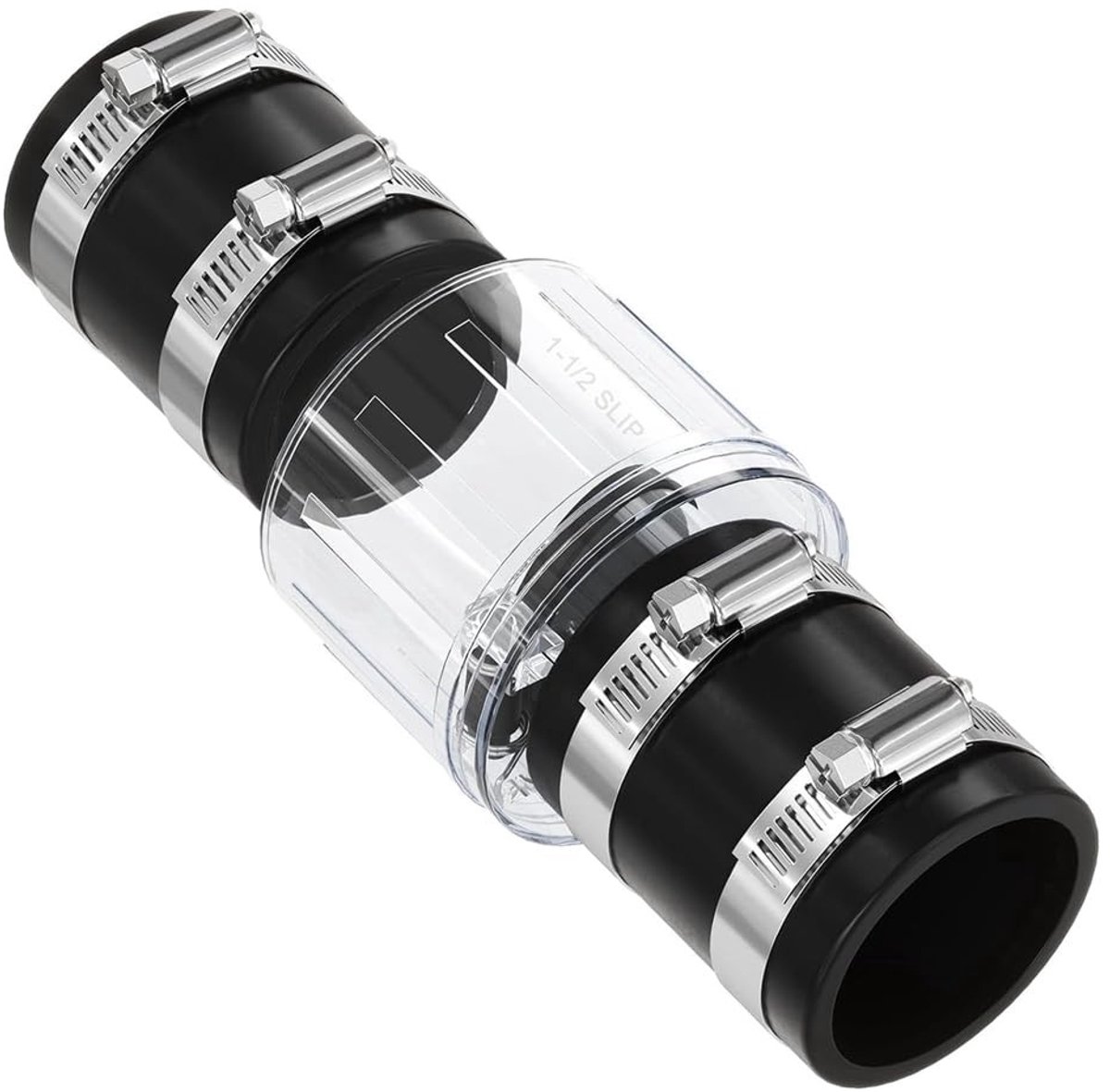SolidKeus - Stille Terugslagklep met Veer voor 1 1/2 Inch Buizen