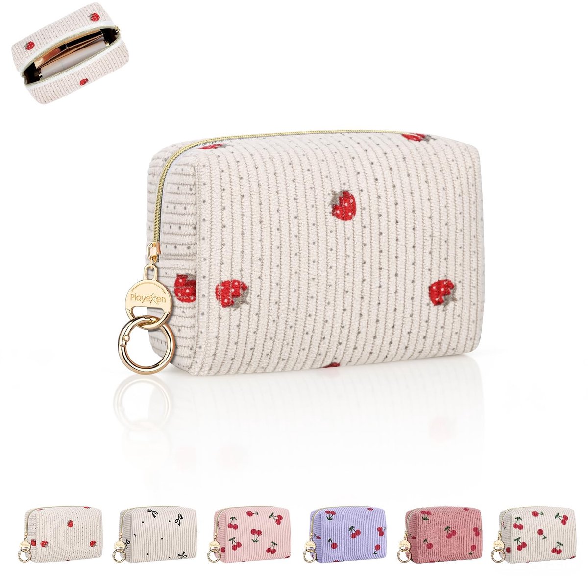 SolidKeus - Kleine Draagbare Make-up Tas voor Vrouwen