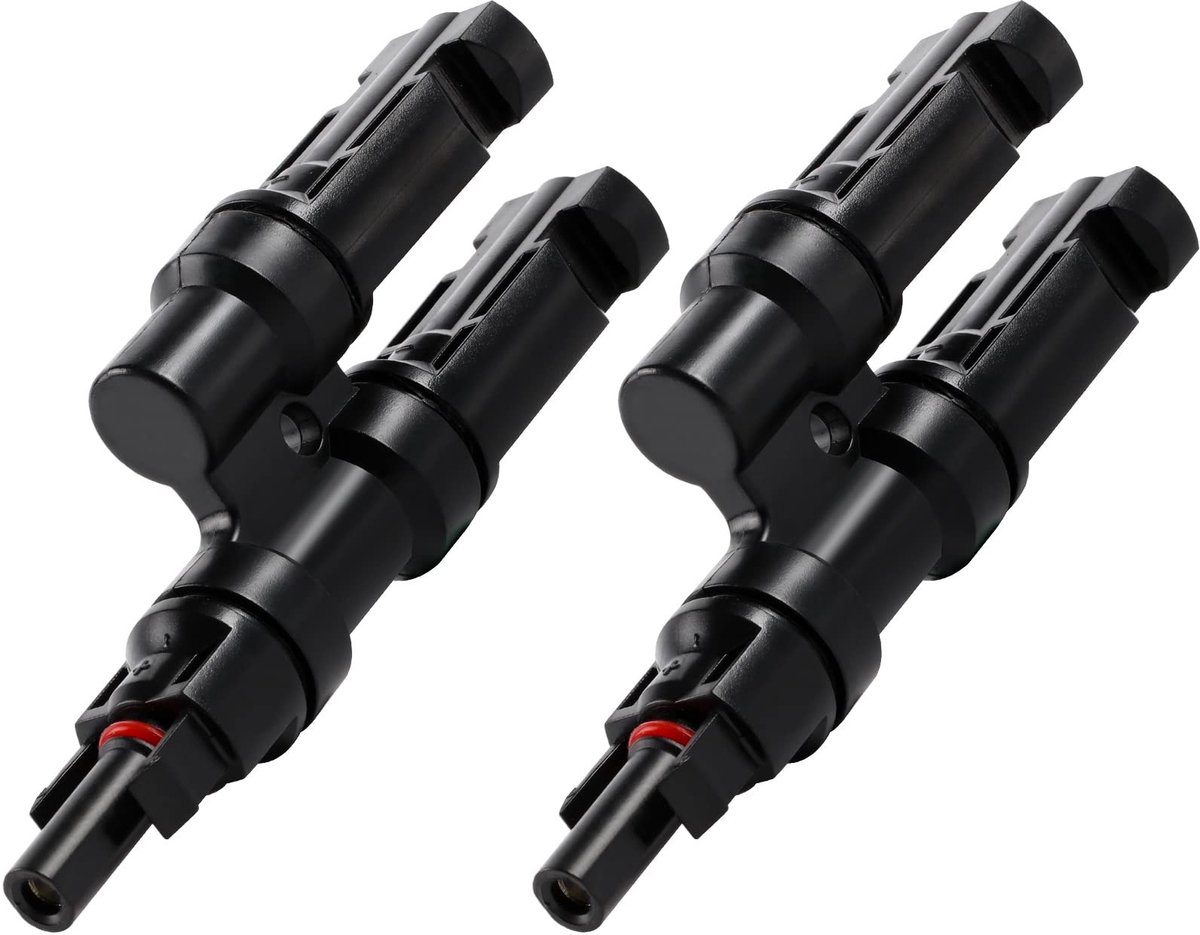 SolidKeus - Y-Branch Solar Panel Connectors voor Parallelle Verbinding