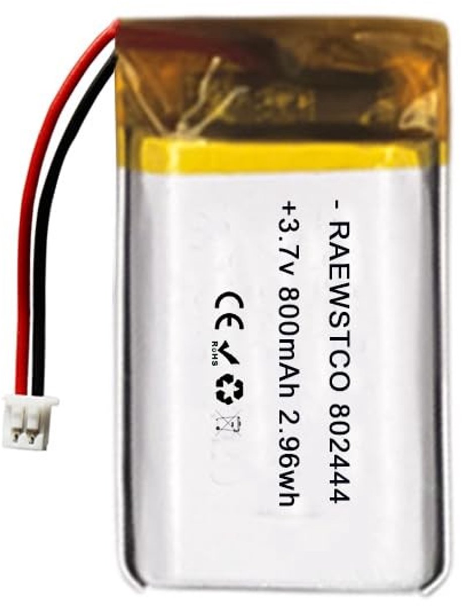 SolidKeus - 3,7 V 800 mAh Polymeer Lithiumbatterij voor Selfiesticks
