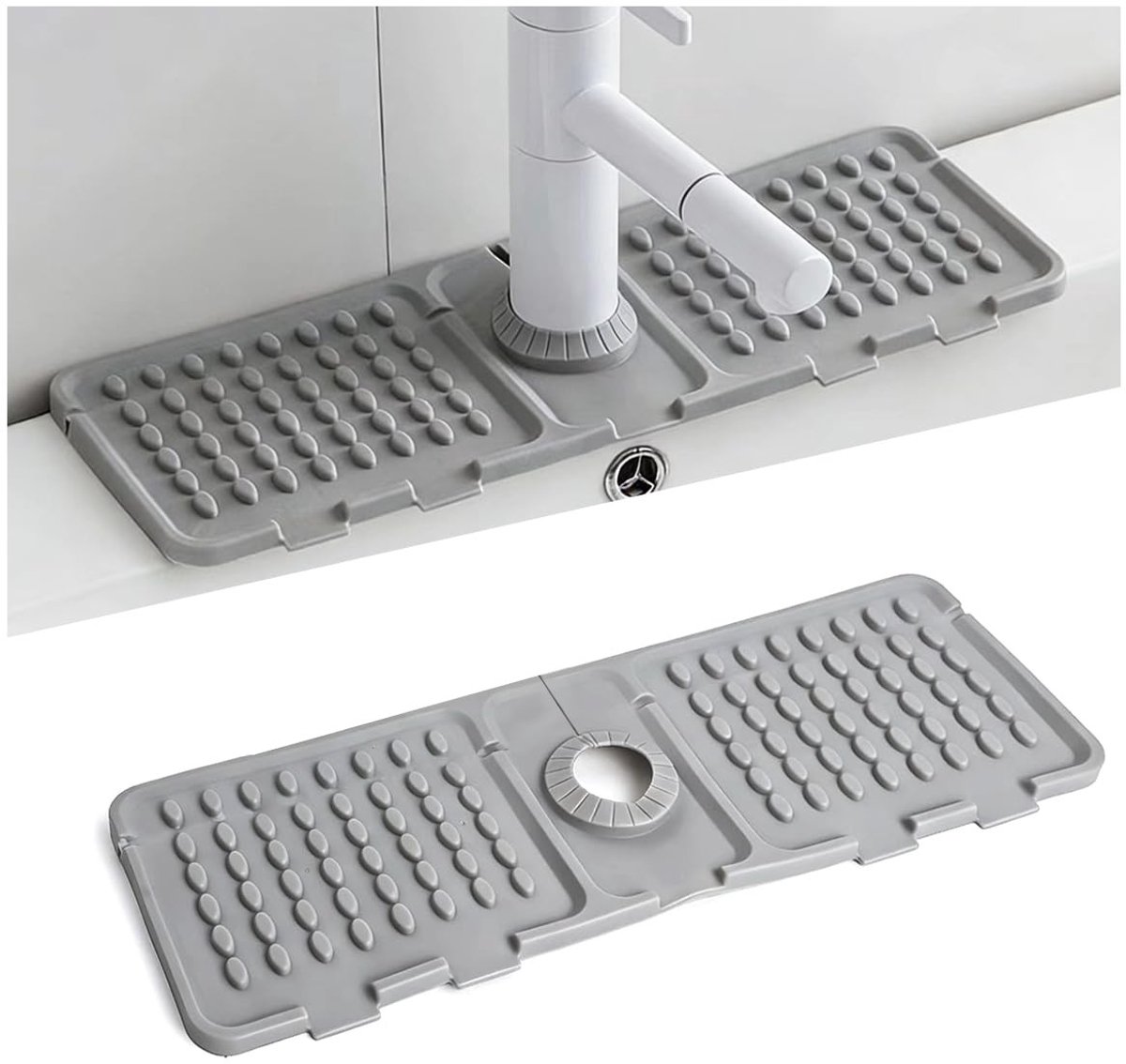 SolidKeus - Siliconen Waterkraanmat voor Gootsteen