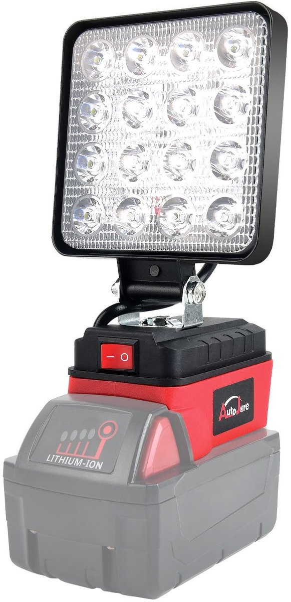 SolidKeus - Draagbare LED Werklicht met 3200 Lumen voor Bouwplaatsen